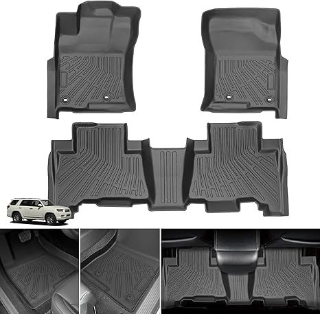 Floor Mats for Toyota 4Runner, SR5 | Limited 2010 2011 2012(ONLY 5 Seats), Custom Fit Lexus GX460 2010-2013 Floor Mats TPE Non-Slip Waterproof
