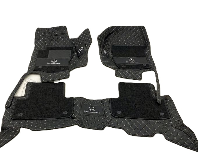 Double Layer Leather Foot Mat/carpet/Floor mat for Mercedes Benz ML/GL/GLE 2005-2019