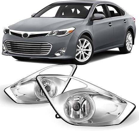 Fog Lights compatible for Toyota Avalon 2013 2014 2015 Driver Passenger Replacement Lamps Assembly