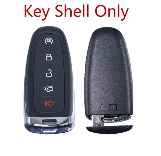 Key Fob Shell Cover for Ford Explorer Edge Flex Expedition Focus Taurus Maverick Lincoln Navigator MKS MKT MKX 2011-2020 Keyless Entry Remote Control Case Replacement 5 Buttons