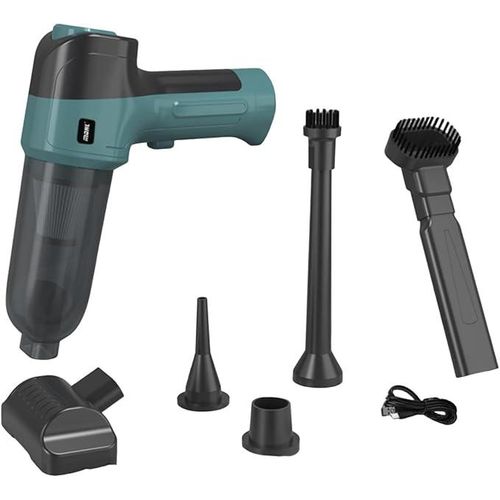 Portable Car Dust Blower, Dust Cleaning Vacuum, Mini Car Vacuum Cleaner, Cordless Vacuum Gun, Handheld Vacuum, 90000PA Household Vacuum Cleaning Machine, Wireless Vacuum Gun, for Computer, Car, Pet, Fast Air Duster, Dust Blower