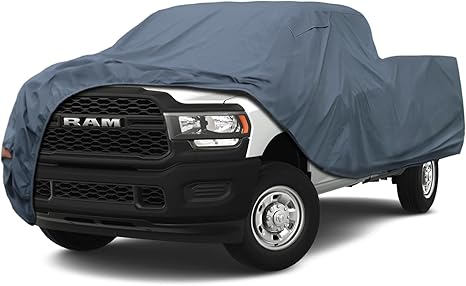 16 Layers Large Truck Cover Waterproof All Weater, Heavy Duty Pickup Truck Cover for RAM 2500 3500, Silverado 1500 2500 3500, F-Series F-250 F-350, Toyota Tundra etc. Length up to 261 inch.