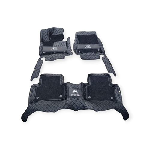 Double Layer Leather Foot Mat/carpet/Floor mat for Hyundai Tucson