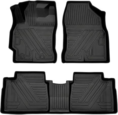 Corolla Floor Mats for Toyota Corolla Sedan 2014-2019 Accessories TPE All-Weather Protection Floor Mats Waterproof, Durable, Anti-Slip, Odorless Front & 2nd Row