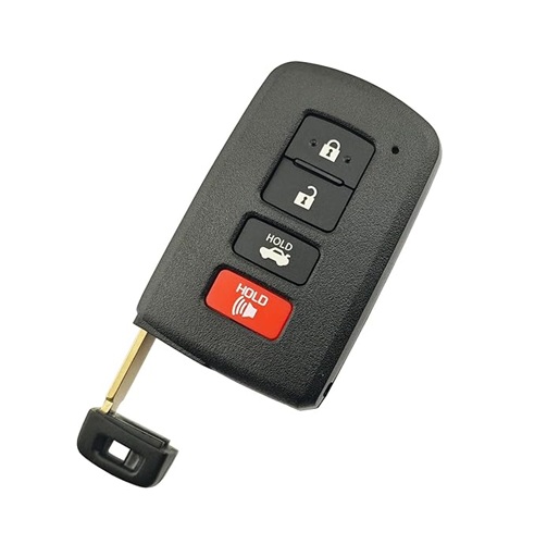 4 Button Replacement Key Fob Shell Case fit for Toyota Avalon Camry Corolla RAV4 Highlander Sequoia 2011 2012 2013 2014 2015 2016 2017 2018 2019 Keyless Entry Remote Control Key Fob Cover