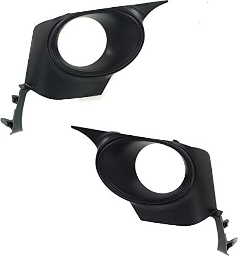Fog Light Trim SET Compatible with Lexus IS200t 2016, IS250 2014-2015, IS300, IS350 2014-2016 Front, Driver and Passenger Side, For Models Without F Sport Package