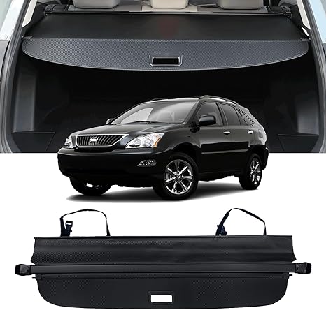 Cargo Cover Compatible with Lex/us RX330 RX350 RX450h 2004-2009 SUV Accessories Retractable Rear Trunk Cover Trunk Security Privacy Screen