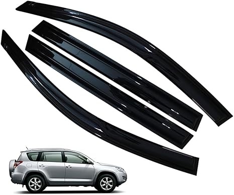 Window Visors Rain Guards for Toyota RAV4 2006 2007 2008 2009 2010 2011 2012 Accessories, Wind Deflectors Vent Shades for Toyota RAV4