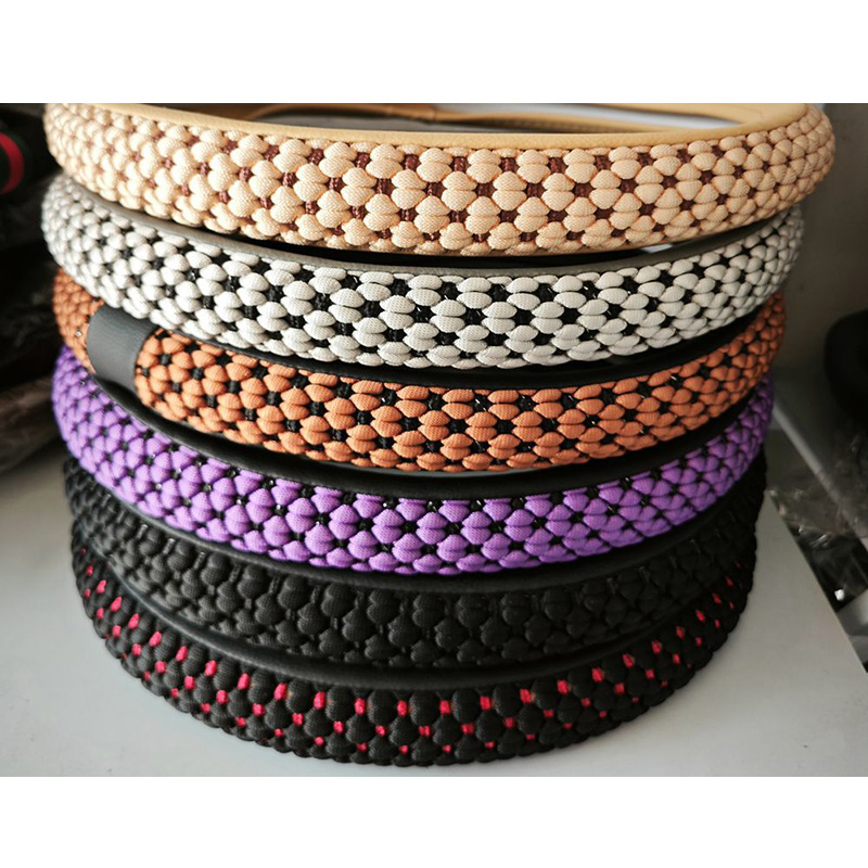 Universal Ice Silk Fashion Car Steering Wheel Cover