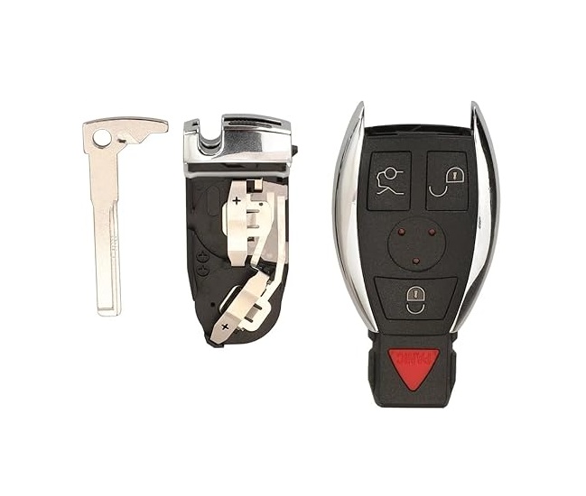Key Fob Replacement for 1997-2014 Mercedes Benz C CL E GL ML R S Class/ 97-14 Sprinter 300 SL Series Car Keyless Entry Remote Control, IYZ3312 IYZDC, 4 Buttons