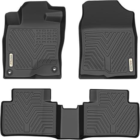 Floor Mats for Honda Civic Sedan/Type R 2016-2021 & Hatchback 2017-2021 & Coupe 2016-2020, TPE All-Weather Custom Fit Floor Liners