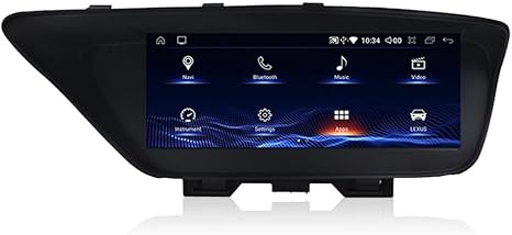 for Lexus ES 2013-2018 10.25" Octa Core 4G+32G Car CarPlay Android Auto Navigation Android Stereo GPS Radio Display IPS Touchscreen Headunit Tablet Media Player