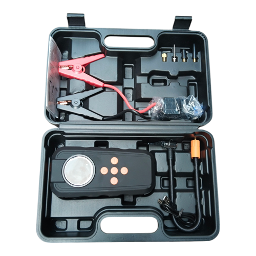 High Power Jump Starter Kit and Power Bank with Inflator & Air Compressor