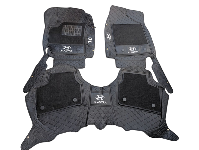 Double Layer Leather Foot Mat/carpet/Floor mat for Hyundai Elantra
