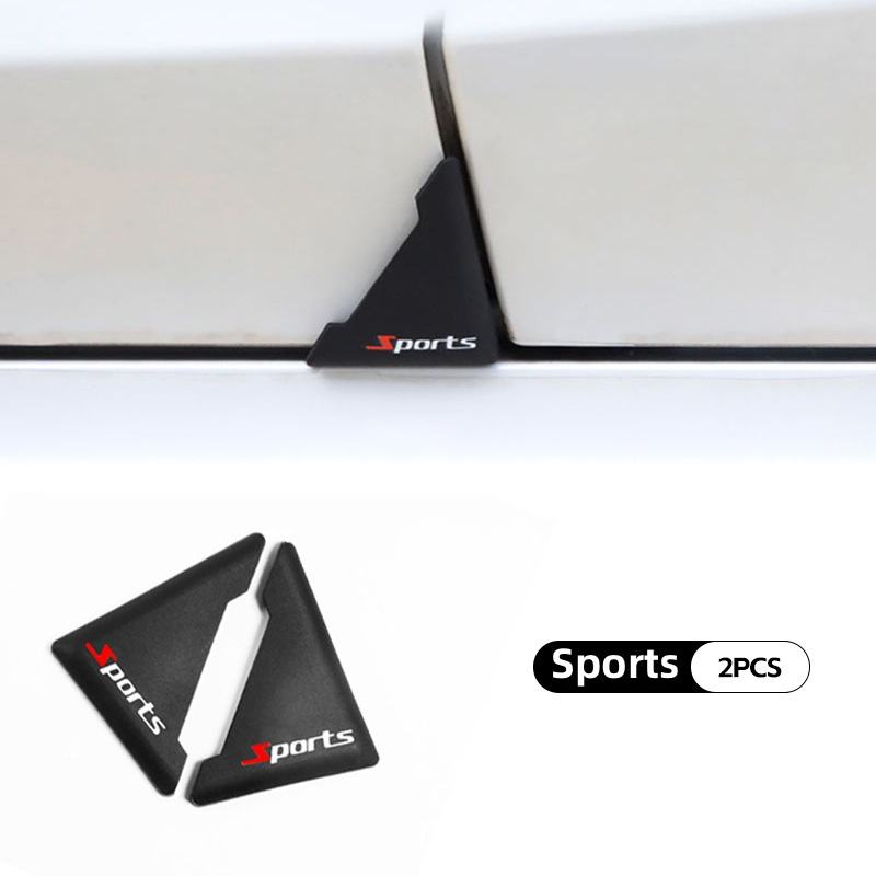 2 PCS Car Door Corner Protector Edge Guards, Real Carbon Fiber Anti-Collision Car Door Edge Protector