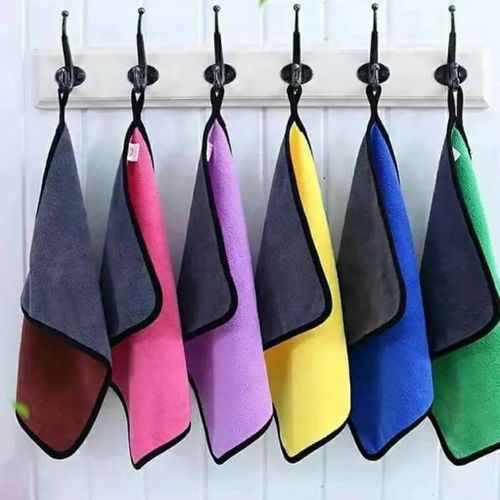 Premium Microfiber Towels Coral velvet Washing and Detailing Towels for Car Detailing Household Cleaning Ultra-Soft Super Absorbent, Lint Streak-Free 30x30cm Cleaning Cloth