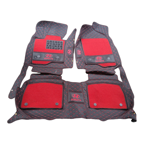 Double Layer Leather Foot Mat/carpet/Floor mat for Hyundai Sonata