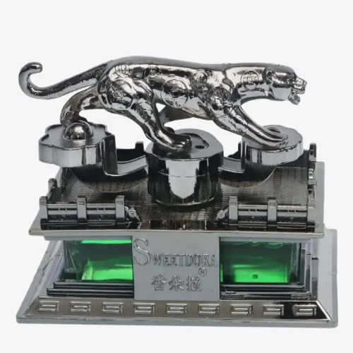 Silver Color Jaguar Design Car Air Perfume
