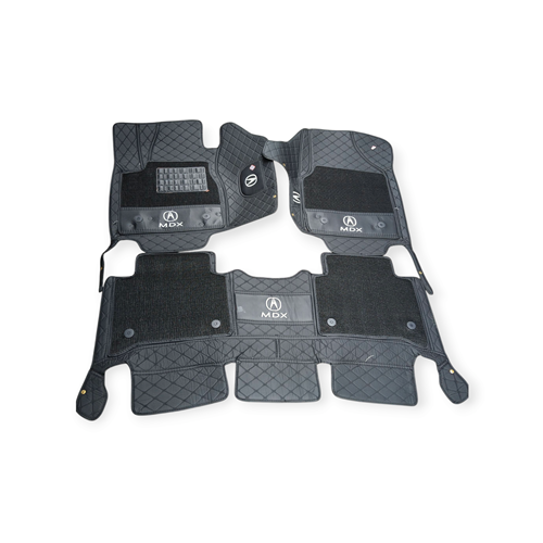 Double Layer Leather Foot Mat/carpet/Floor mat for Acura MDX