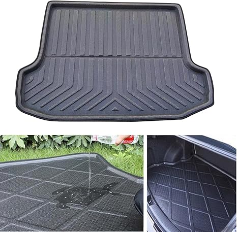 All Weather Cargo Trunk Liner Floor Mat Cargo Liner Compatible with Lexus RX350/RX450h 2010 2011 2012 2013 2014 2015 Black Cargo Mat Rear Cargo Liner Car Trunk Liner
