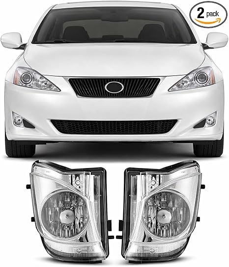 Fog Lights Assembly Fit For 2006 2007 2008 2009 2010 Lexus IS250 IS350 (Not fit for IS 250C and IS 350C model)