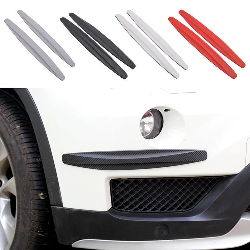 2 PCS Bumper Guard Strip, Anti-Scratch Car Side Door Edge Protector Trim Sticker, Anti-Collision Patch Bumper Guard Strip for SUVs RVs Trucks