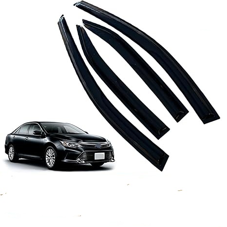 Rain Guards for 2007 2008 2009 2010 2011 Toyota Camry, Out-Channel Window Vent Wind Deflectors Visors Shades for 07-11 Camry