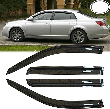 Outside Mount Rain Guards for 2005 - 2012 Toyota Avalon | Window Vent Visors, 4 pcs.