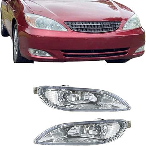 Clear Lens Bumper Driving Fog Lights+wiring Kit+switch Replacement for Corolla 2005-2008/Camry 2002-2004/Solara 2002-2003