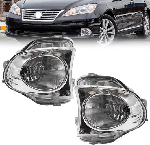 For Lexus ES350 Fog Lights Lamps Set 2010 2011 2012 Driver and Passenger Side