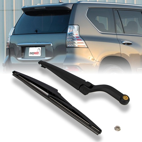 Rear Wiper Arm and Blade Assembly Compatible with Lexus GX460 2010–2023, Direct Fit Replacement for 85241-60150 & 85242-42030, Includes Rear Wiper Blade