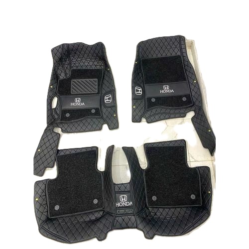 Double Layer Leather Foot Mat/carpet/Floor mat for Honda Accord